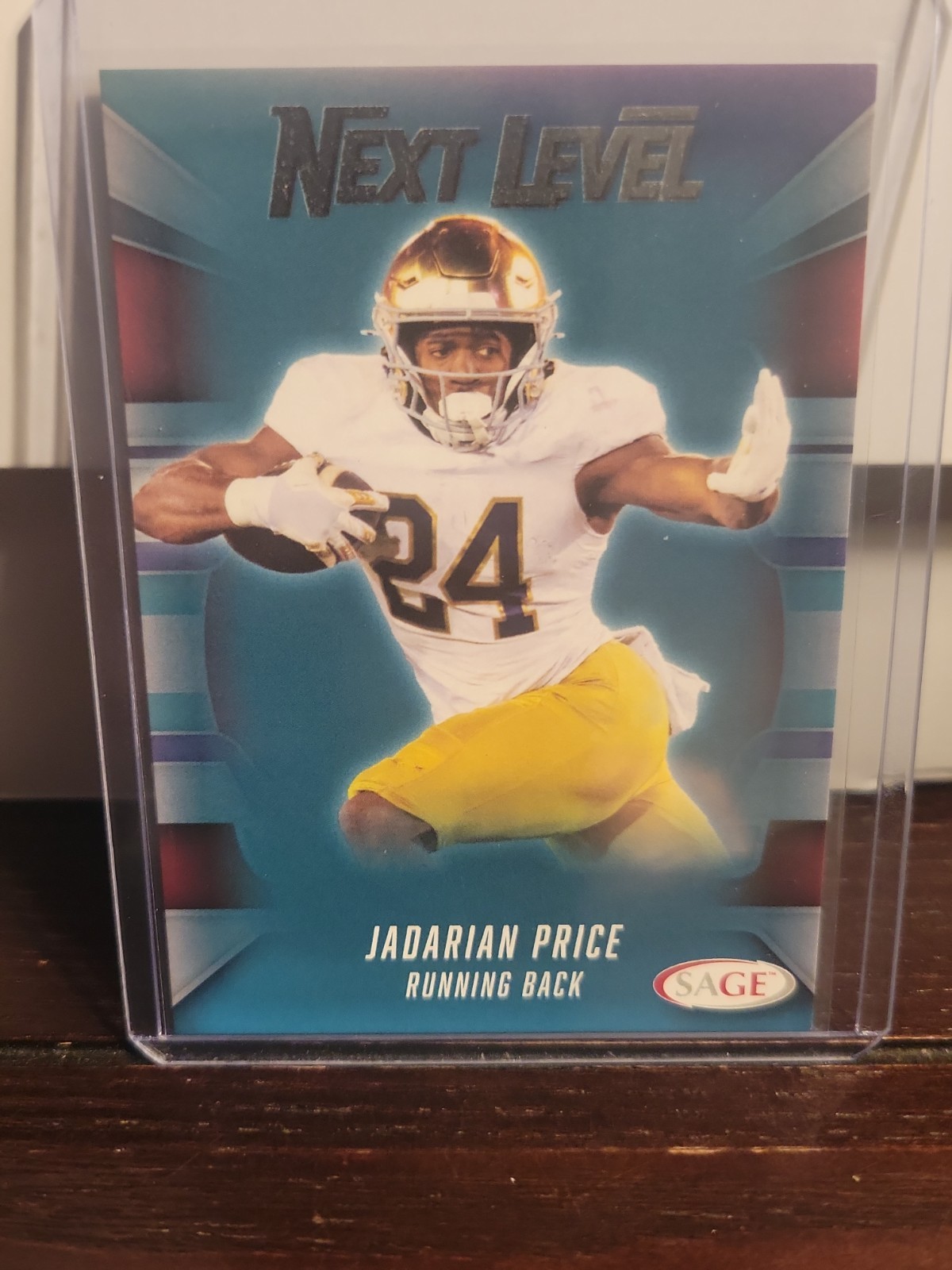 2026 Sage High Series Teal Next Level Jadarian Price #109 Notre Dame RC