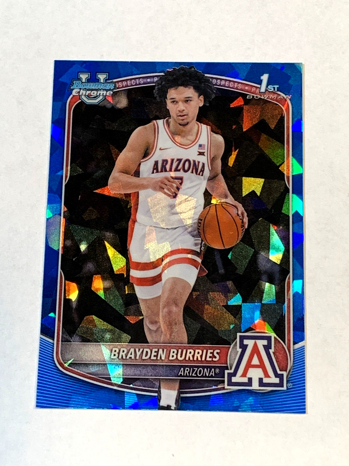 Brayden Burries (1st), Wildcats, 2025 Bowman Sapphire 1st Base, Card#BCP-51