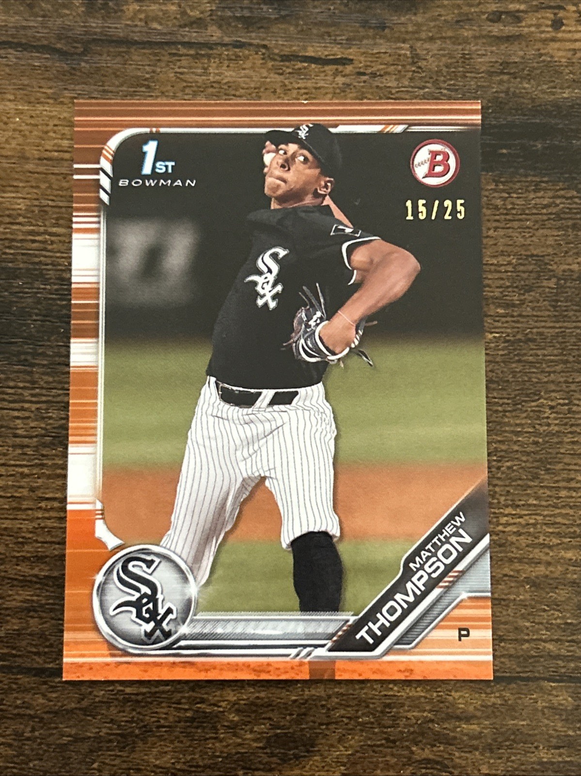 2019 Bowman Draft – Matt Thompson #BD-94 Orange /25 (RC)