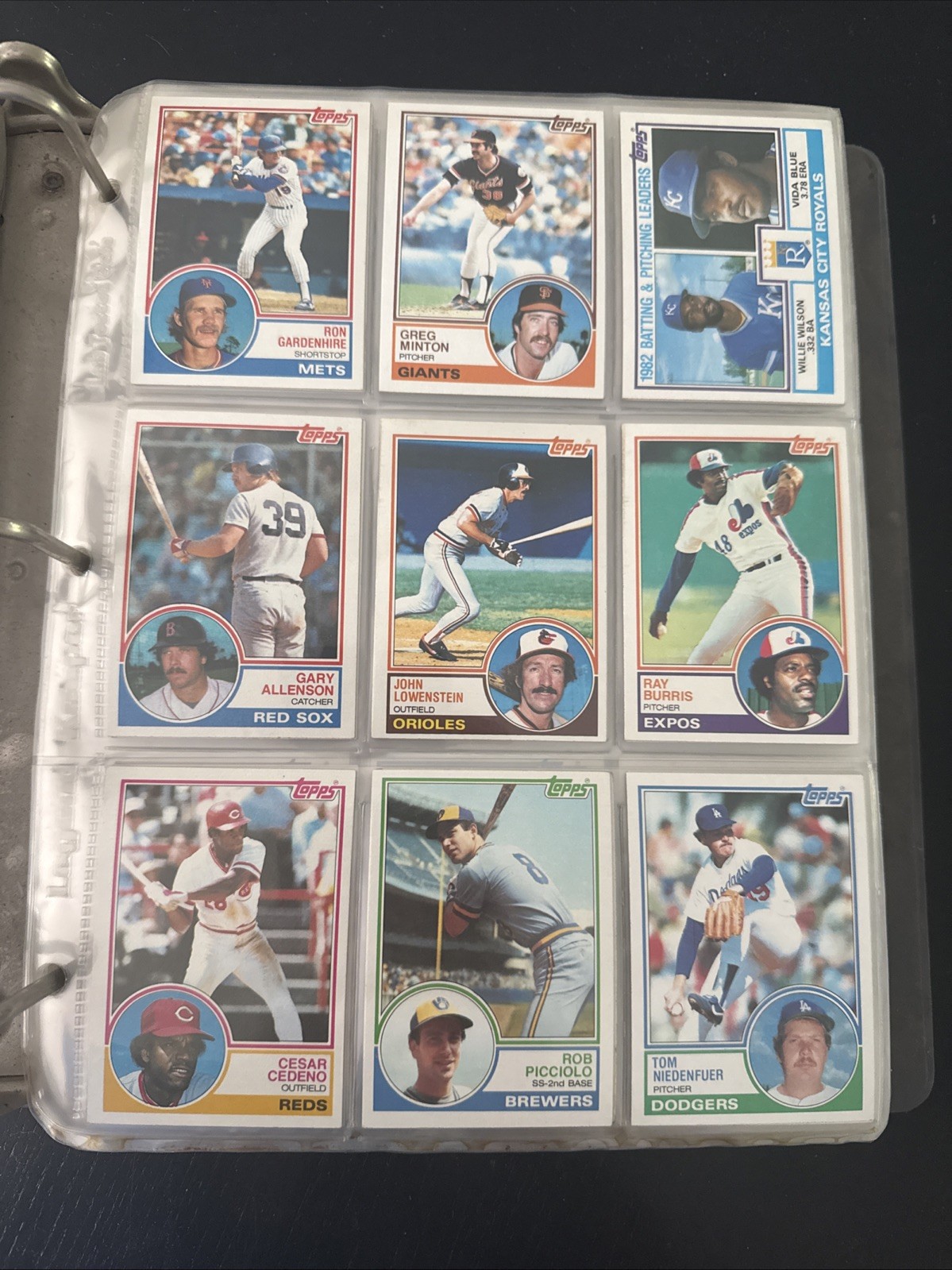 1983 Topps Baseball Cards 397-594 +Rookies -You Pick- MLB Trading Card