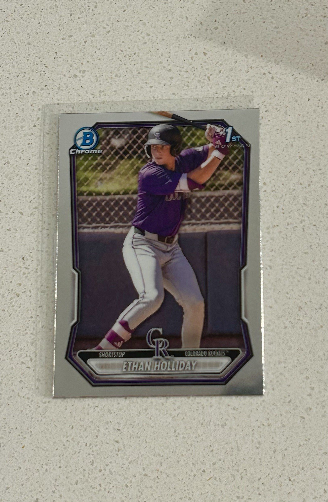 2026 Bowman Chrome Ethan Holliday 1st Bowman Chrome Card Rockies Prospect