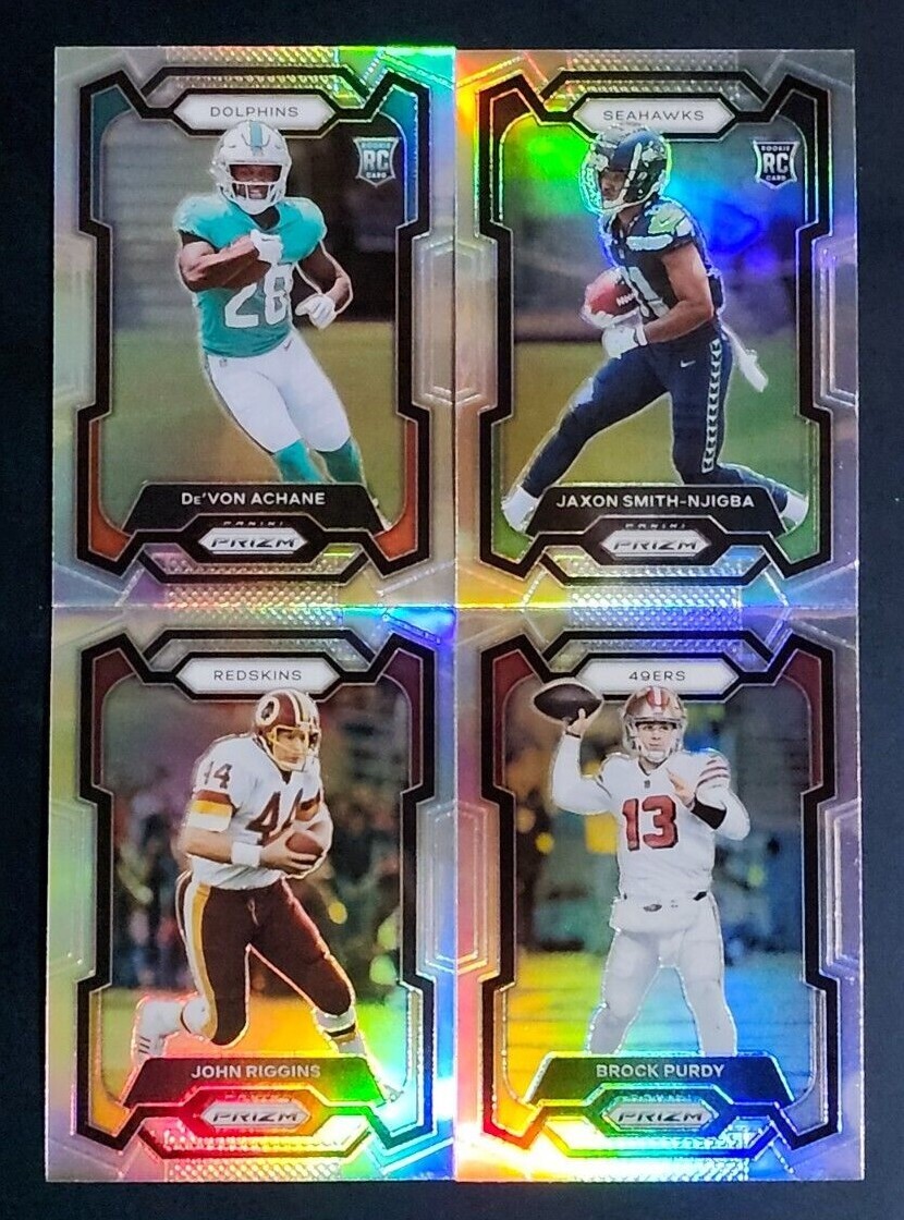2023 Prizm Football SILVER PRIZMS 251-400 with Rookies You Pick the Card