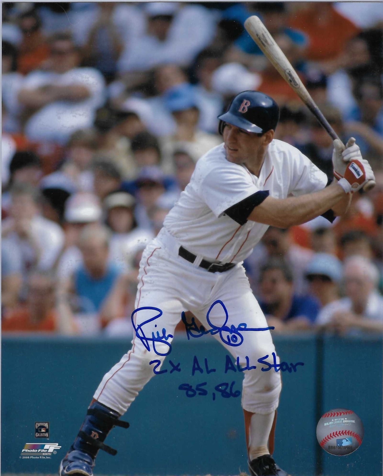 RICH GEDMAN RED SOX AUTO 8X10 PHOTO AUTOGRAPH 2X ALL STAR 85 86 SIGNED