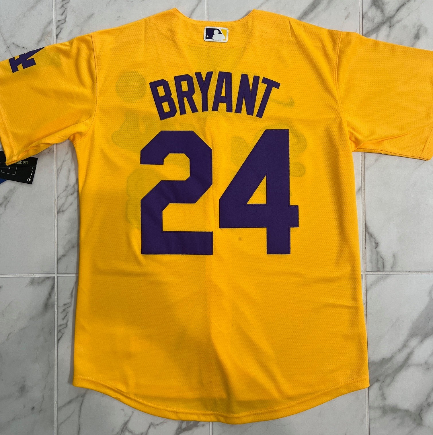 Kobe Bryant Los Angeles Dodgers #8 #24 Adult M L XL 2XL White Black Blue Jersey