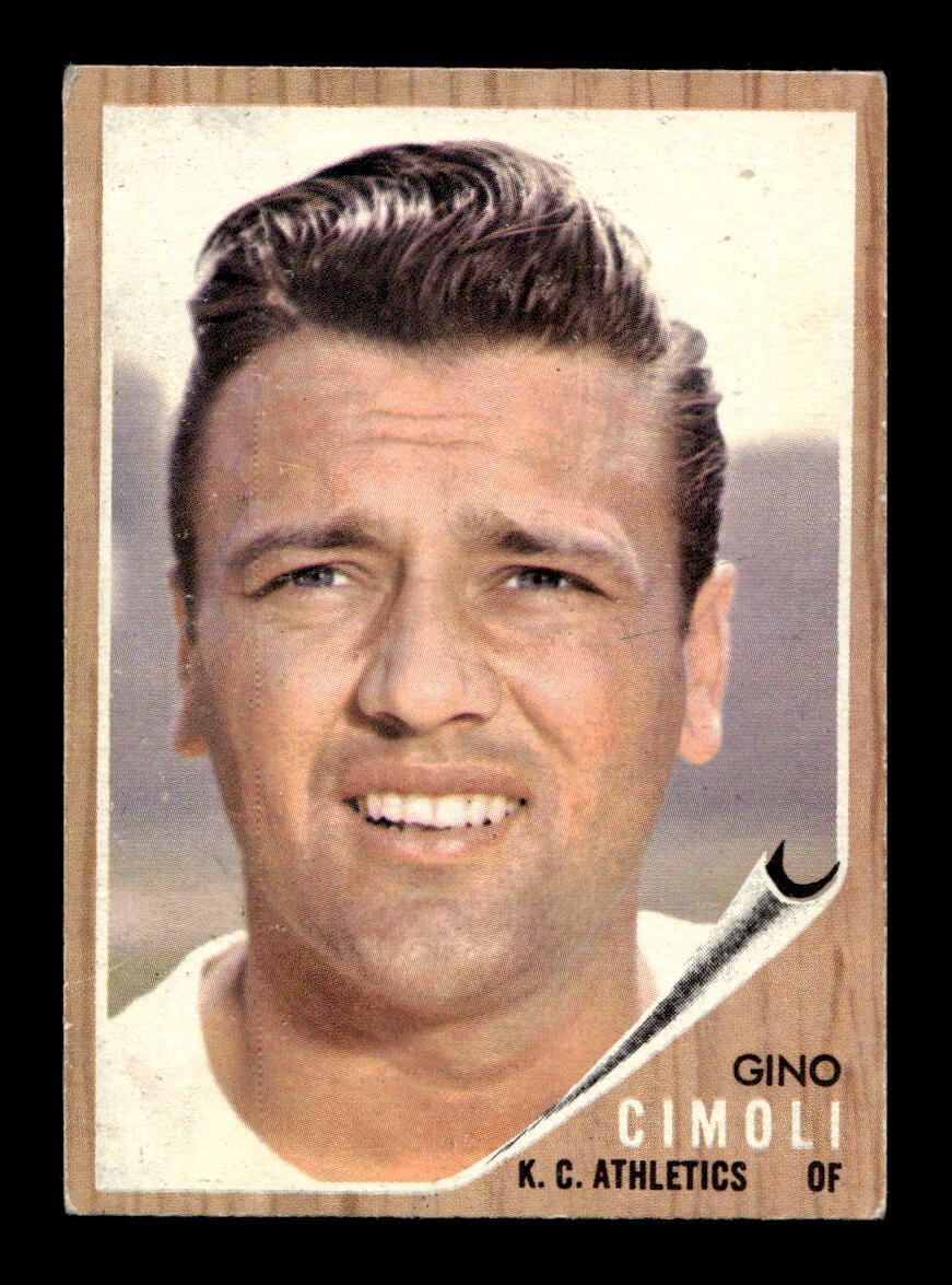 1962 Topps #402 Gino Cimoli A’s EX *w8