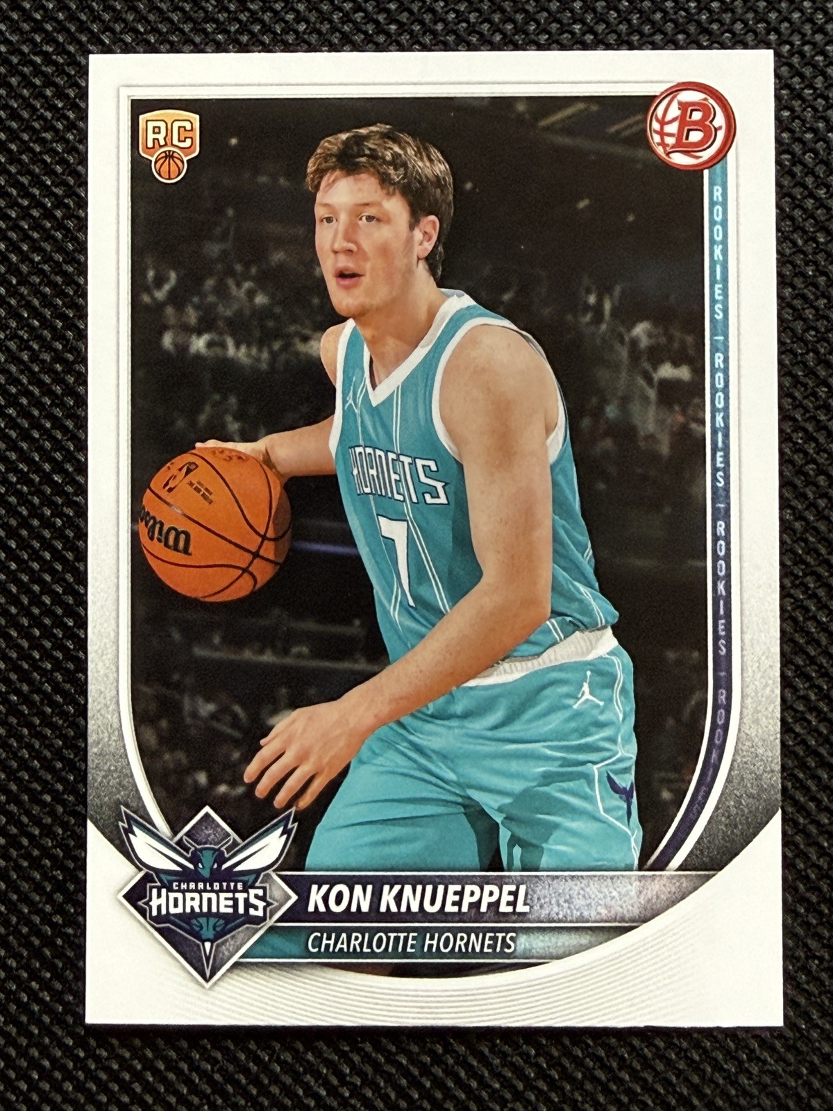 2025-26 Bowman Basketball – Kon Knueppel – RC #4 Charlotte Hornets