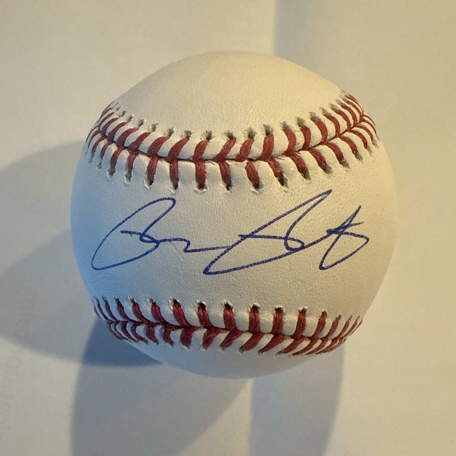 Brett Baty Signed ROML baseball JSA Cert, Mets