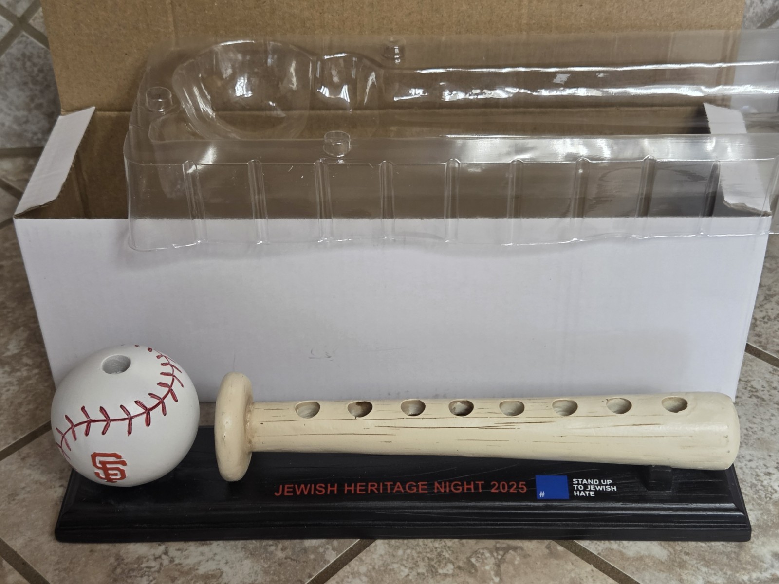 SF GIANTS 2025 Jewish Heritage Menorah 9/9/25 SGA San Francisco New In Box