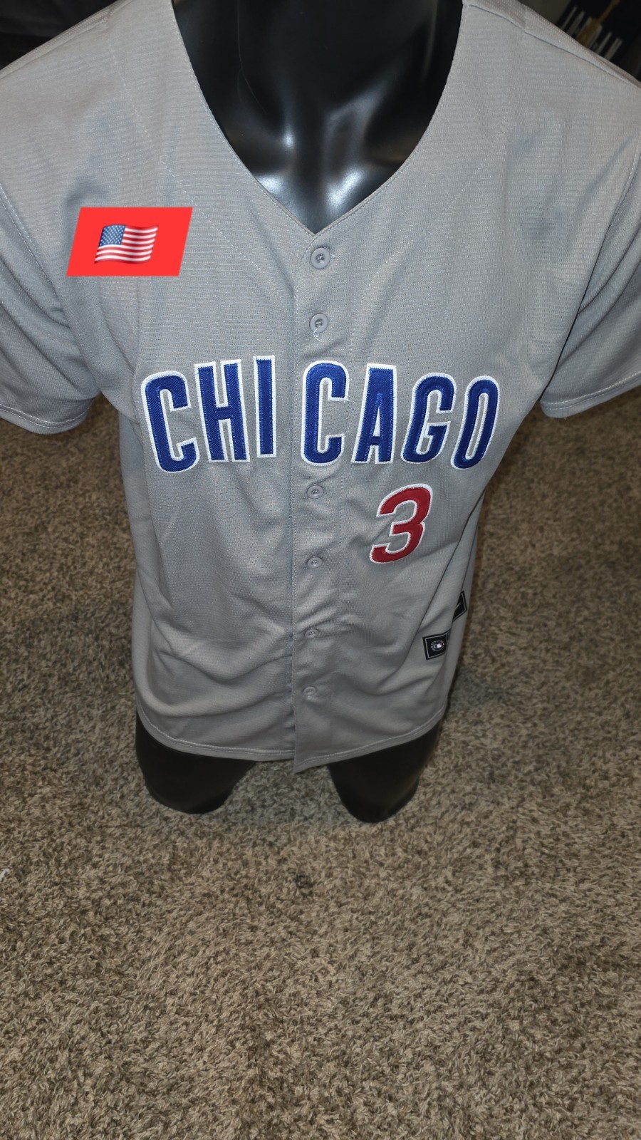 Custom Alex Bregman #3 Chicago Concept Baseball Jersey – Men’s Size Medium