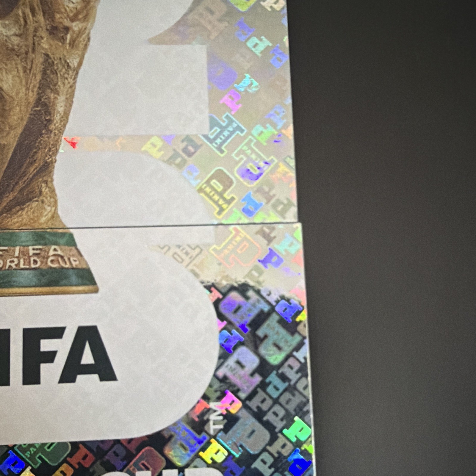 Panini FIFA World Cup 2026 Soccer Sticker x1 – Stuck on Surface
