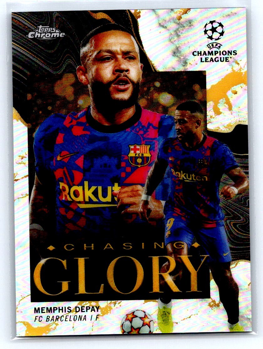 Memphis Depay 2021-22 Topps Chrome UEFA Champions League Chasing Glory #CG- bX9d