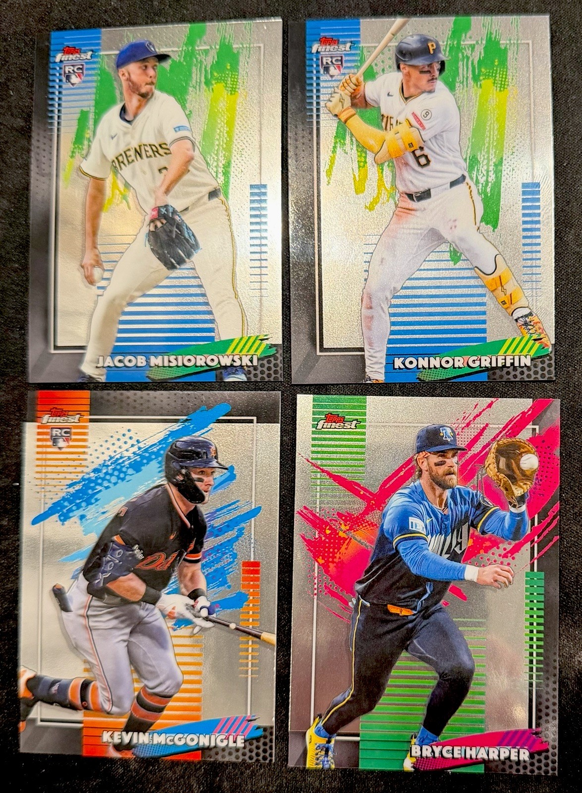 2026 Topps Finest Baseball – Common/Uncommon/Rare #1-300 Set Builder – You Pick!