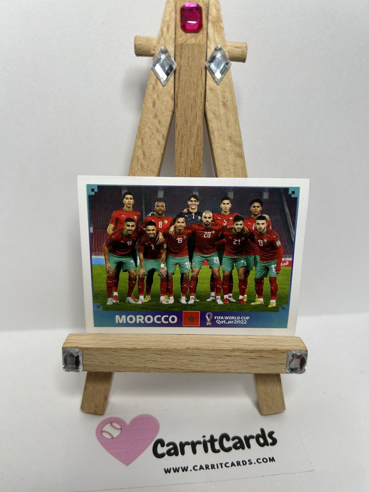 MOROCCO 2022 Panini World Cup Qatar Stickers #MAR1 Team Photo