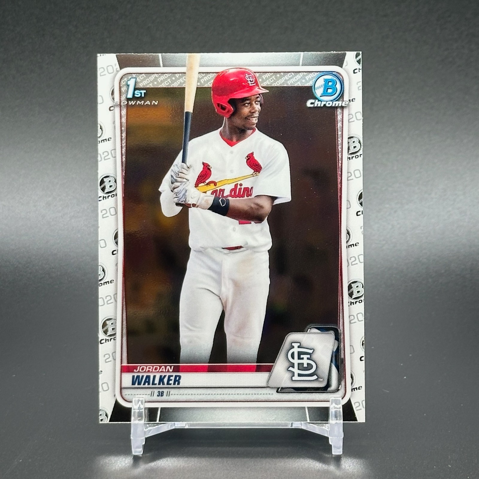 JORDAN WALKER 2020 1st Bowman Chrome Draft RC – StL Cardinals #BD-57 QTY