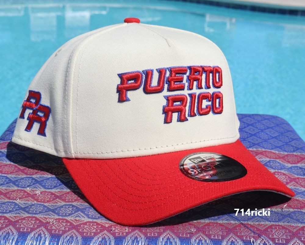 2026 WBC Puerto Rico World Baseball Classic Snapback Hat New Era 9FORTY A-FRAME