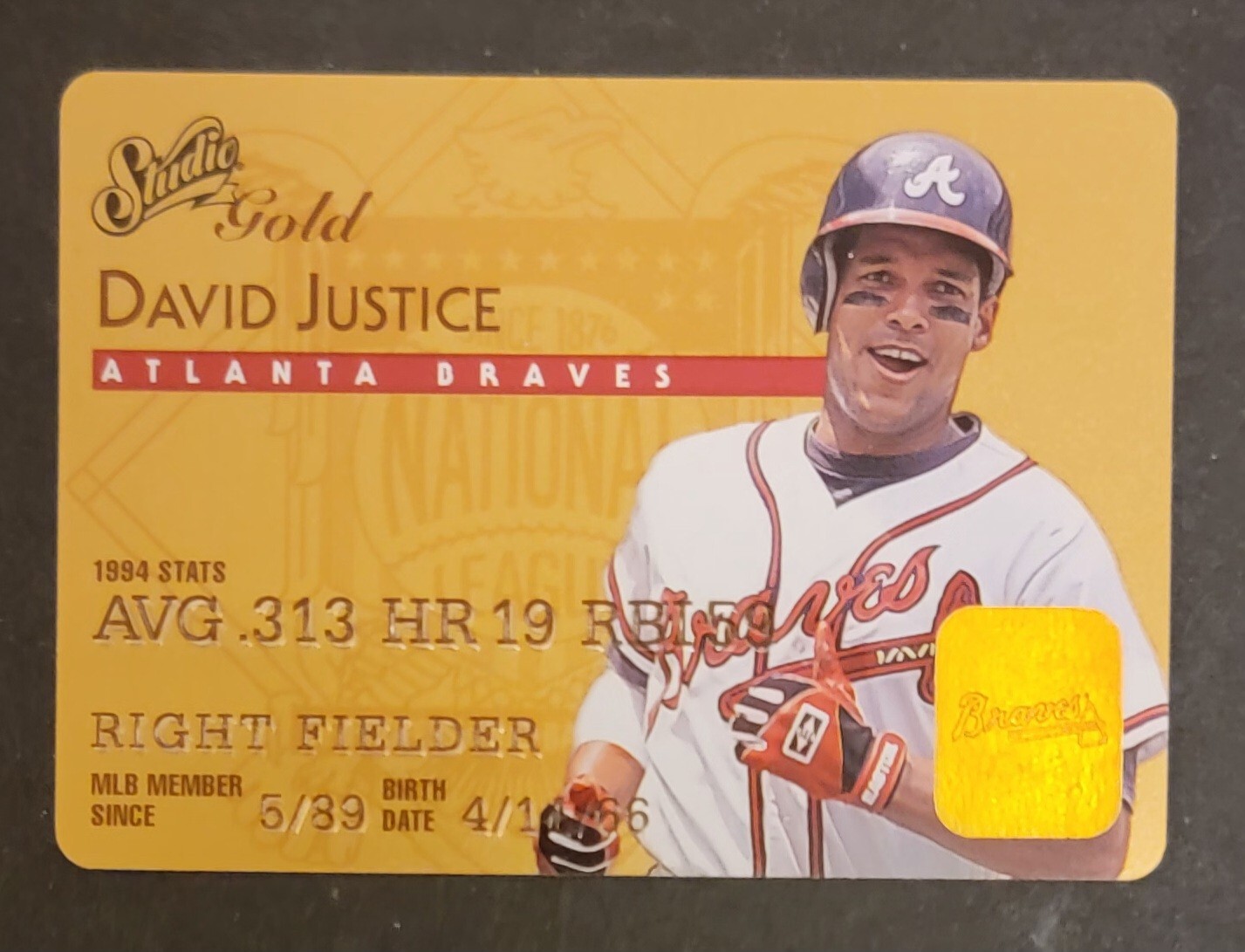1995 Studio Baseball Gold Insert Singles U Pick