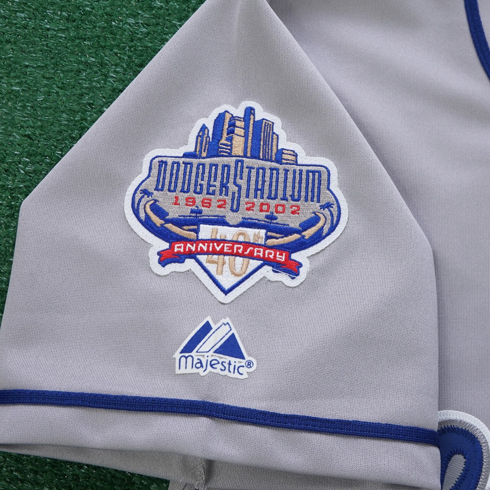 Shawn Green 2002 Los Angeles Dodgers 40th Anniv. Men’s Grey Road Jersey