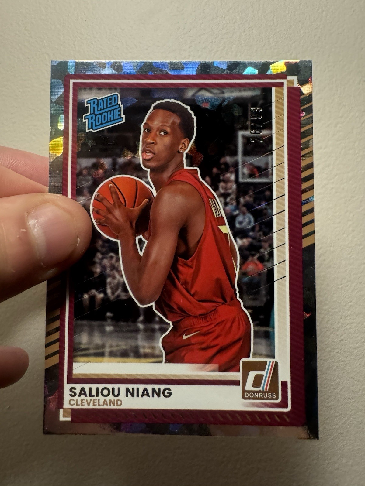 2025-26 Panini Donruss – Saliou Niang #43 Crystal /99 (RC)