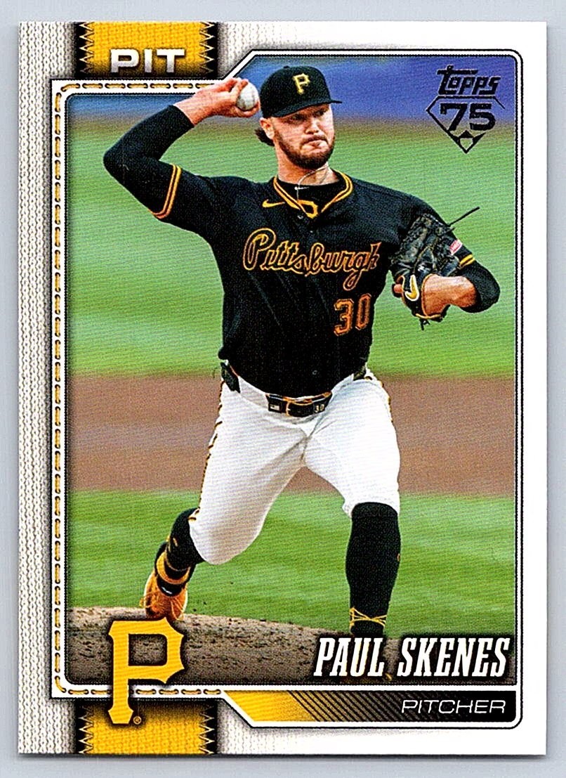 PAUL SKENES PIRATES 2026 TOPPS SERIES 1 #100
