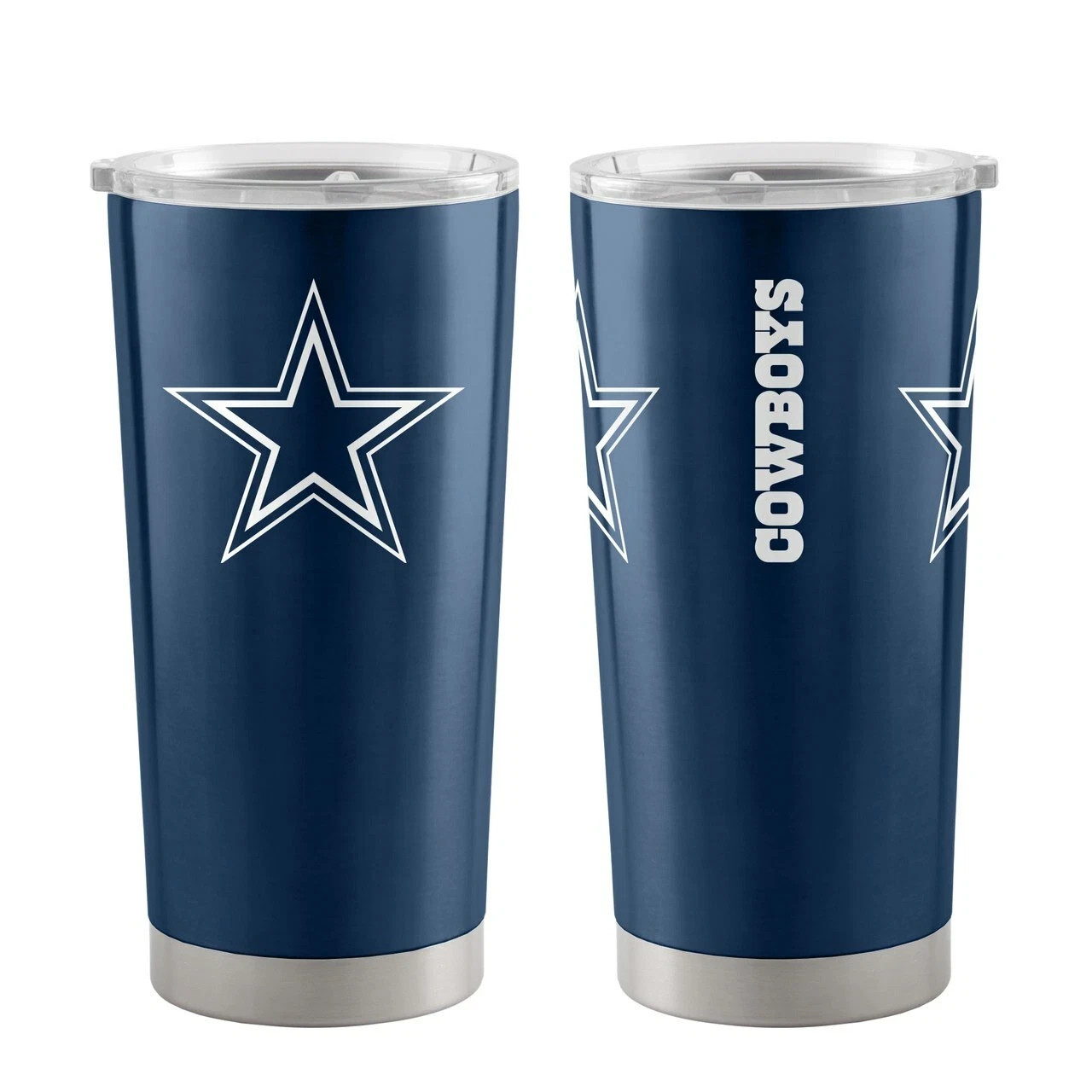 Dallas Cowboys Logo Brands 20 oz Stainless Steel Tumbler Insulated Gameday Cup