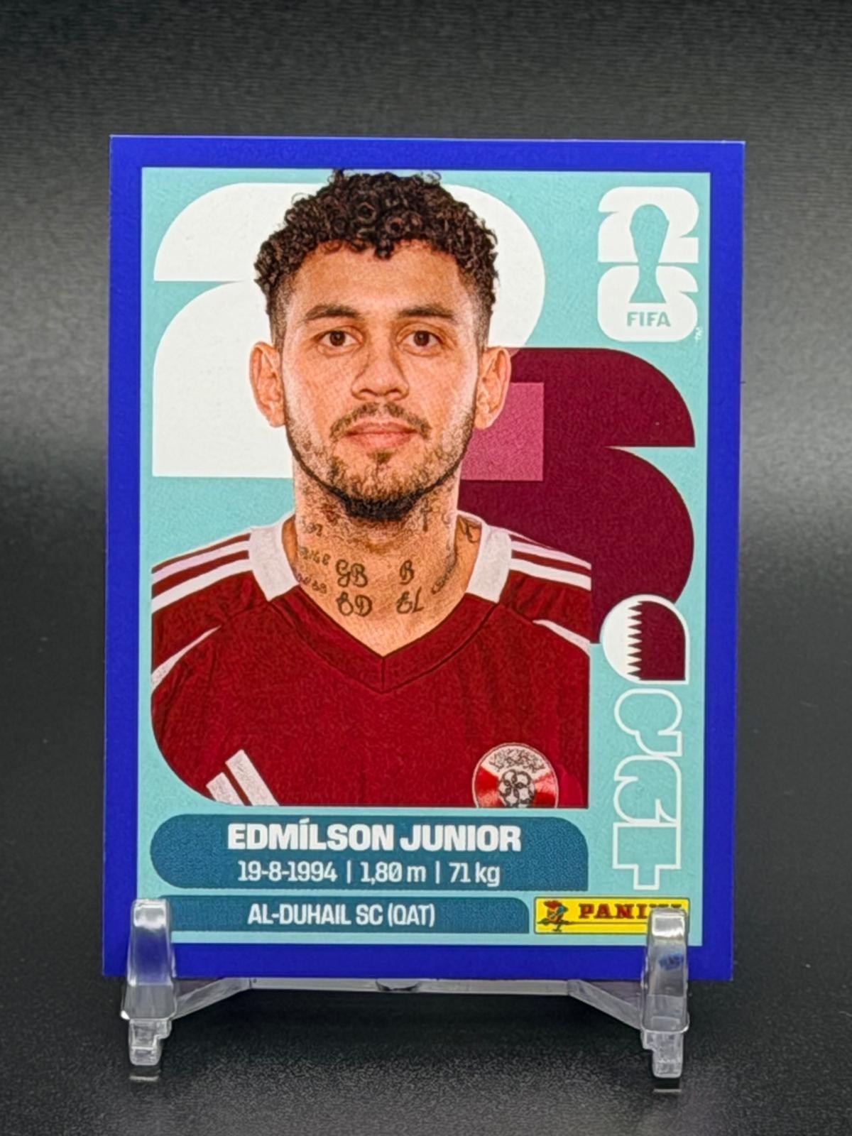 EDMILSON JUNIOR QAT 17 QATAR 2026 Panini FIFA World Cup Sticker BLUE US Edition