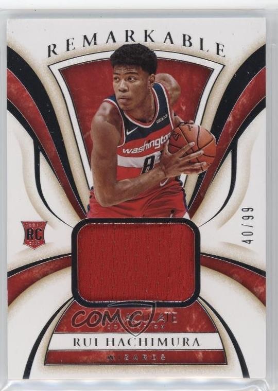 2019-20 Panini Immaculate Remarkable Rookie Jerseys 40/99 Rui Hachimura RC 1pe9