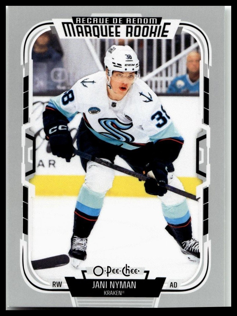 2025-26 O-Pee-Chee OPC Jani Nyman RC Marquee Rookie #568