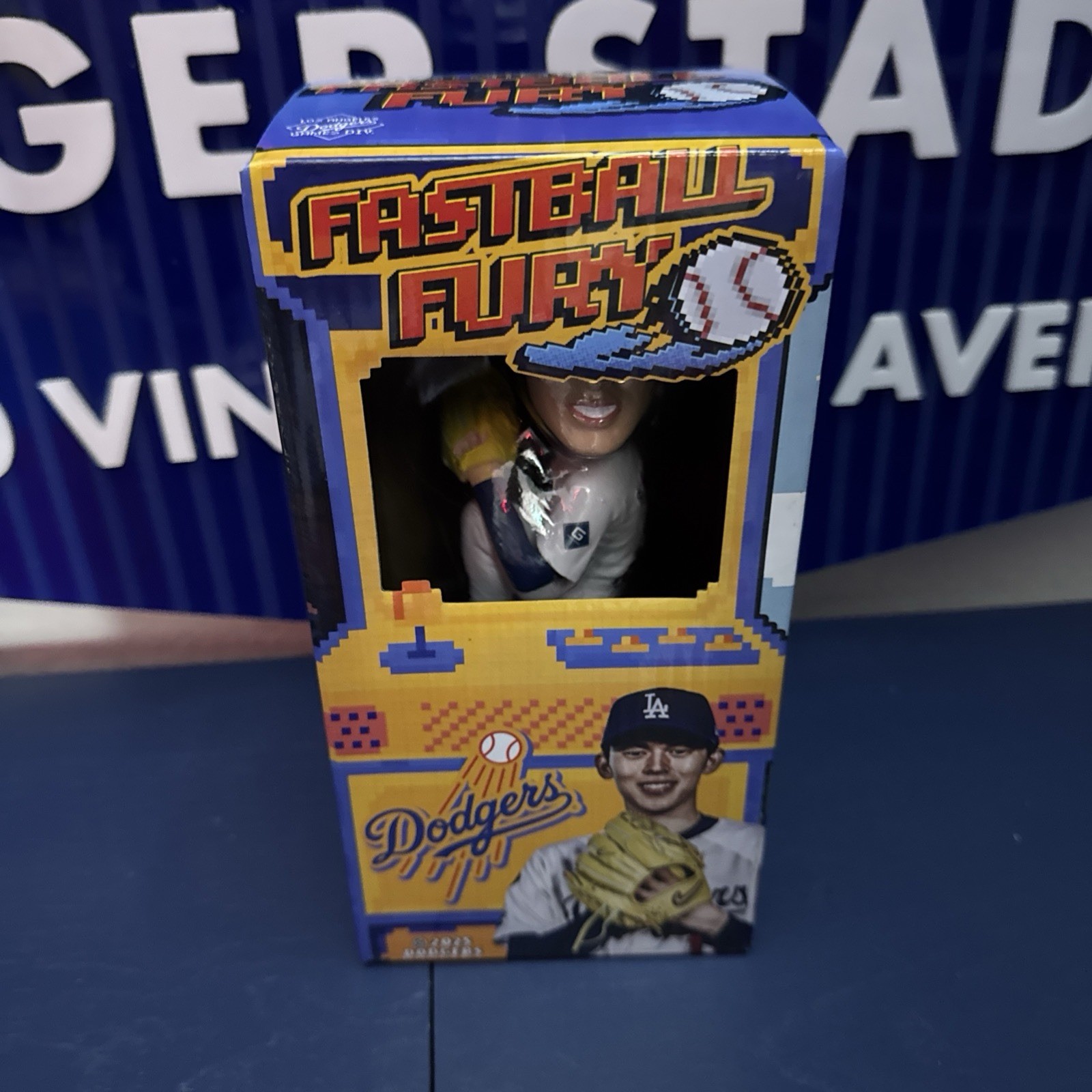Roki Sasaki Fastball Fury Bobblehead Dodgers 2025 SGA 8/4/25 – NEW IN BOX