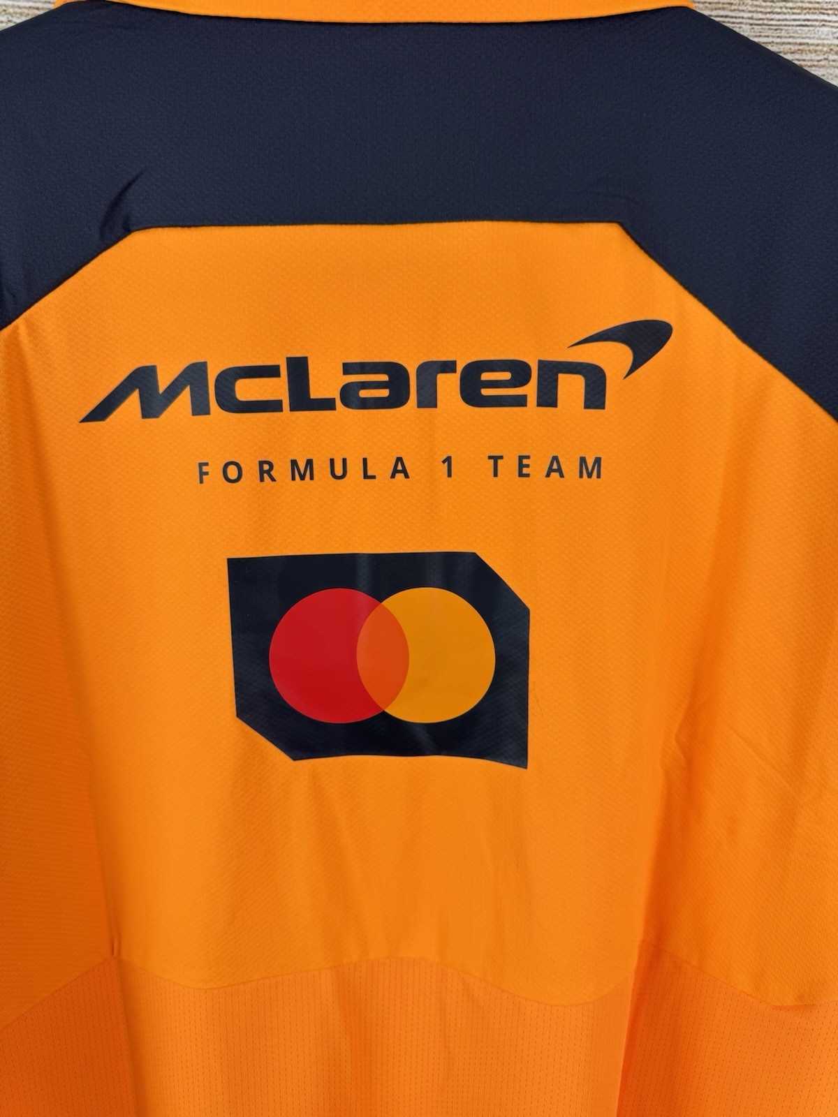 New McLaren Formula 1 Mens XL 2XL Team 2025 Polo Shirt Castore Papaya Orange F1