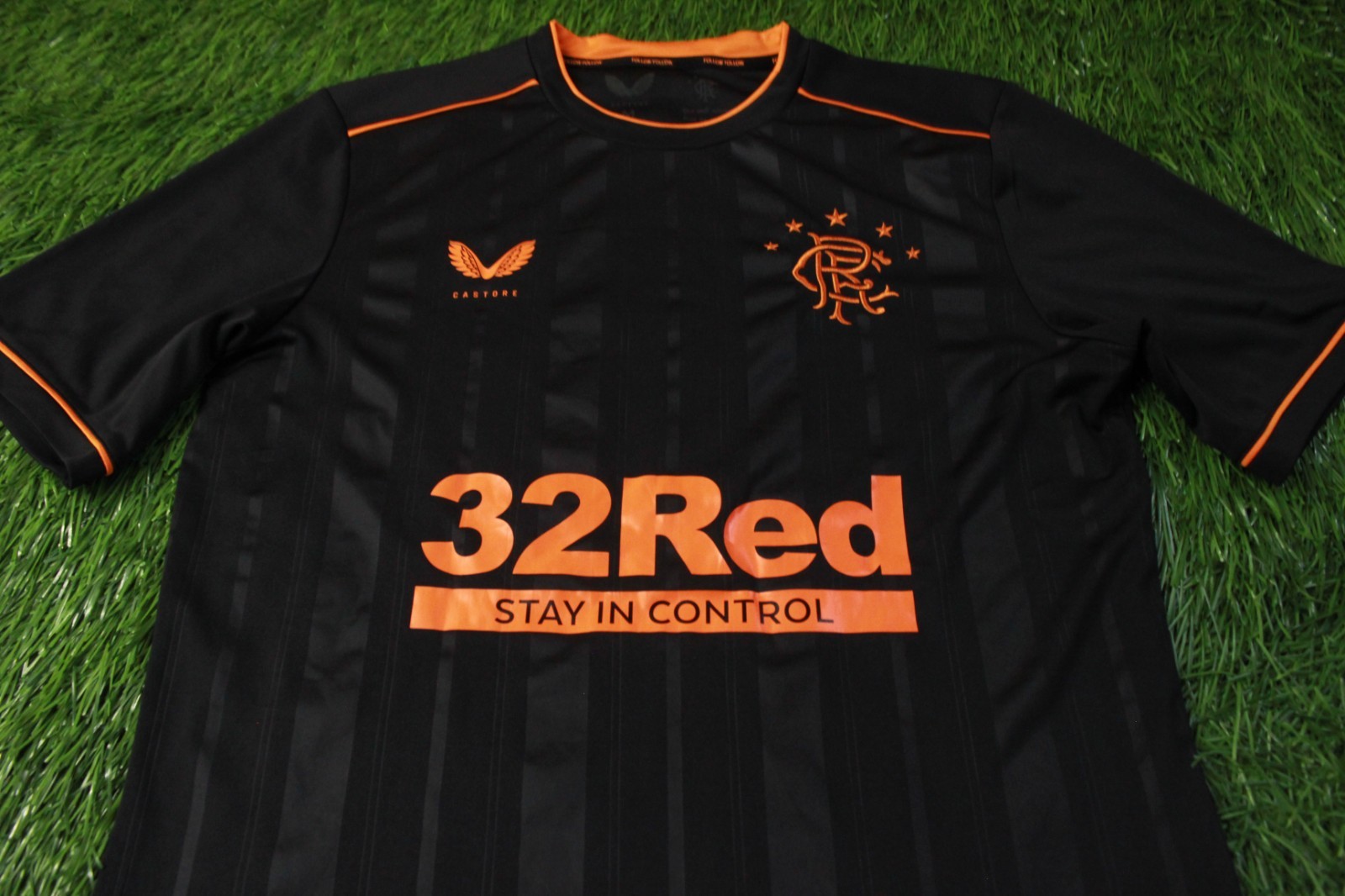 RANGERS 2020/2021 FOOTBALL SOCCER MEN SHIRT JERSEY THIRD CASTORE ORIGINAL SIZE M