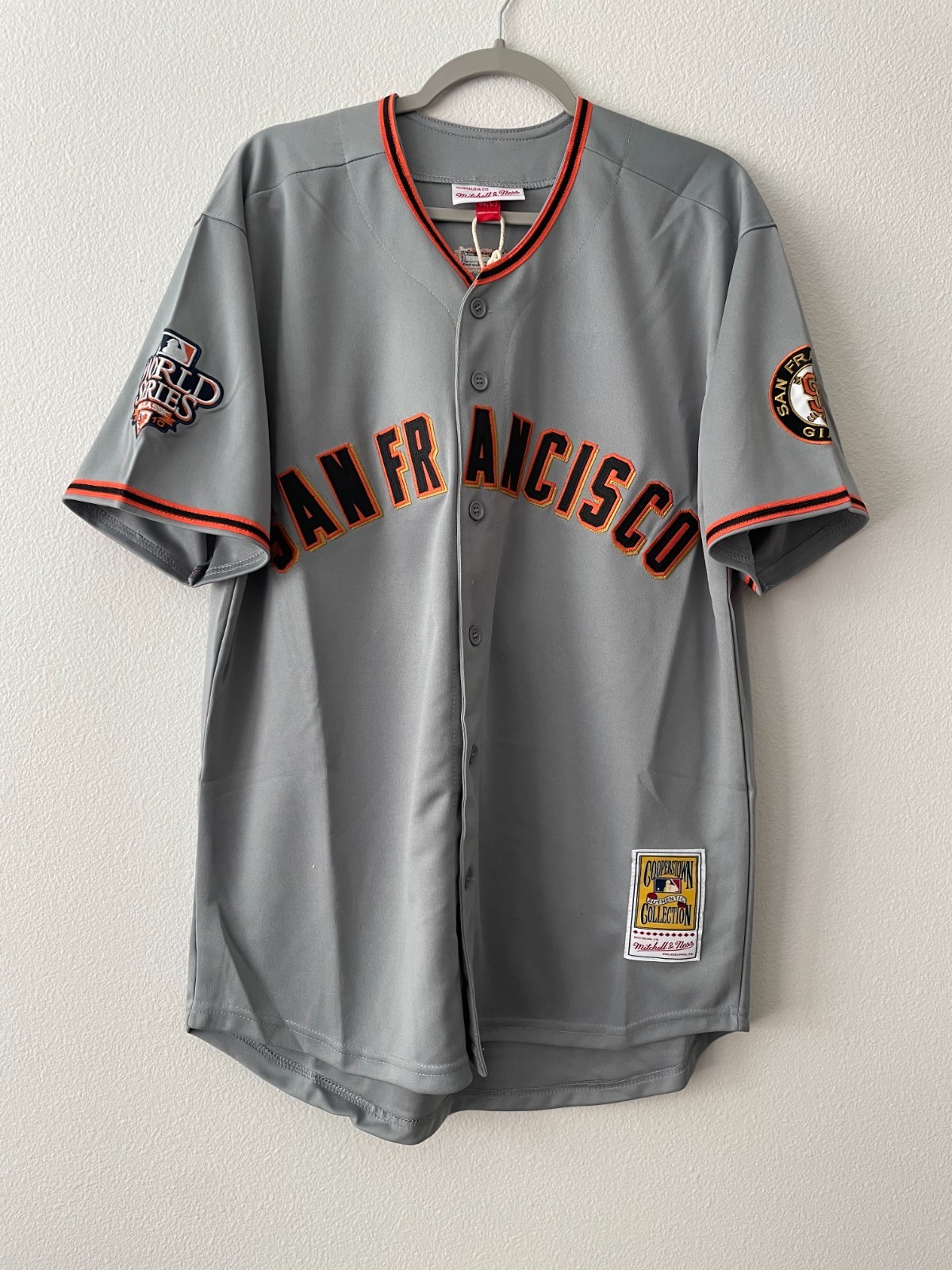 Vintage Tim Lincecum 2010 San Francisco Giants World Series Grey gray throwback