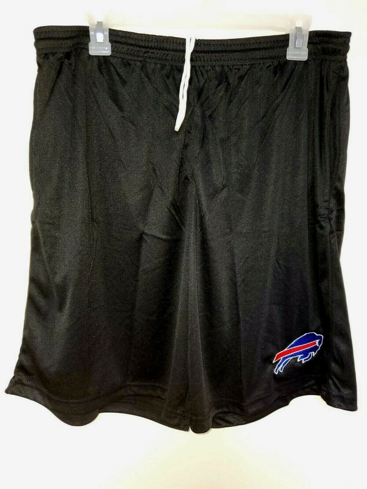 0725 Mens NFL BUFFALO BILLS Polyester SHORTS RED BLACK ROYAL New Pockets