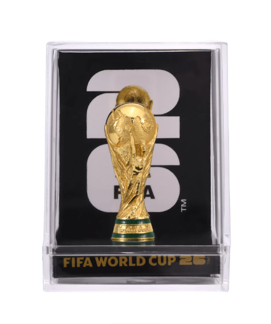FIFA World Cup 2026 3D Trophy Acrylic + Notebook Pen Set Official Gift Collectib