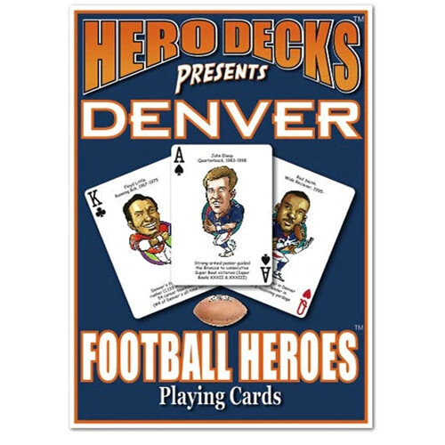 NFL Football Hero Decks Caricature 52 Playing Cards Parady Cards Same Day Ship