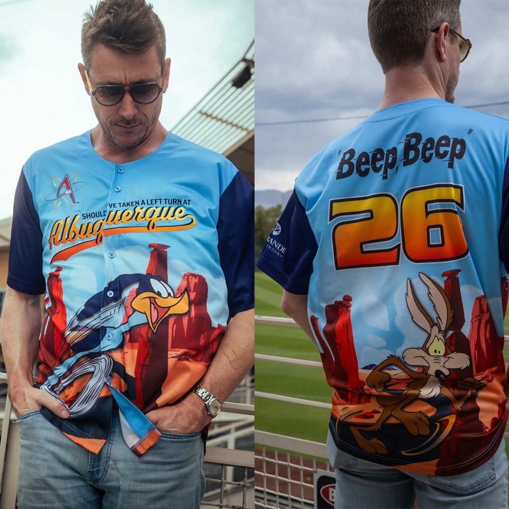 HOT ITEM! Custom Name Isotopes Tunes Night Baseball 2026 Jersey