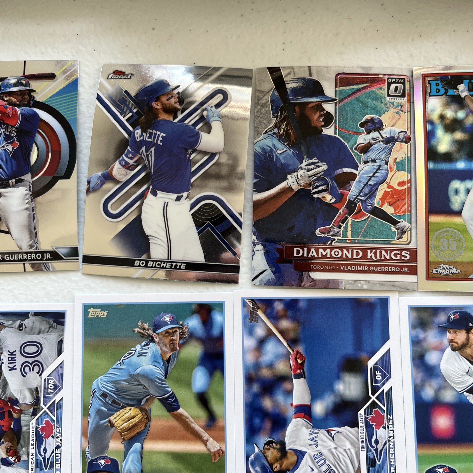 Toronto Blue Jays Cards Includes Bichette, Guerrero, Donaldson Option #1