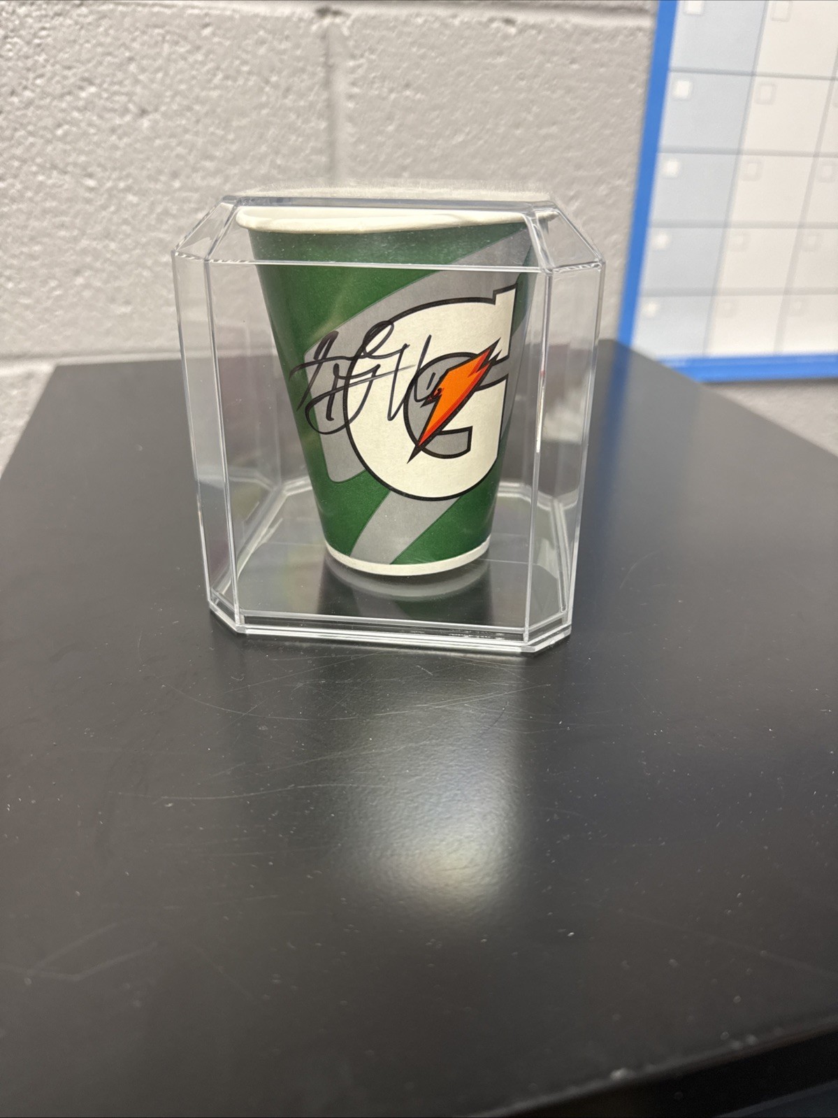Jared Goff Det Lions Autographed On Field Gatorade Cup From Ford Field ?1/1
