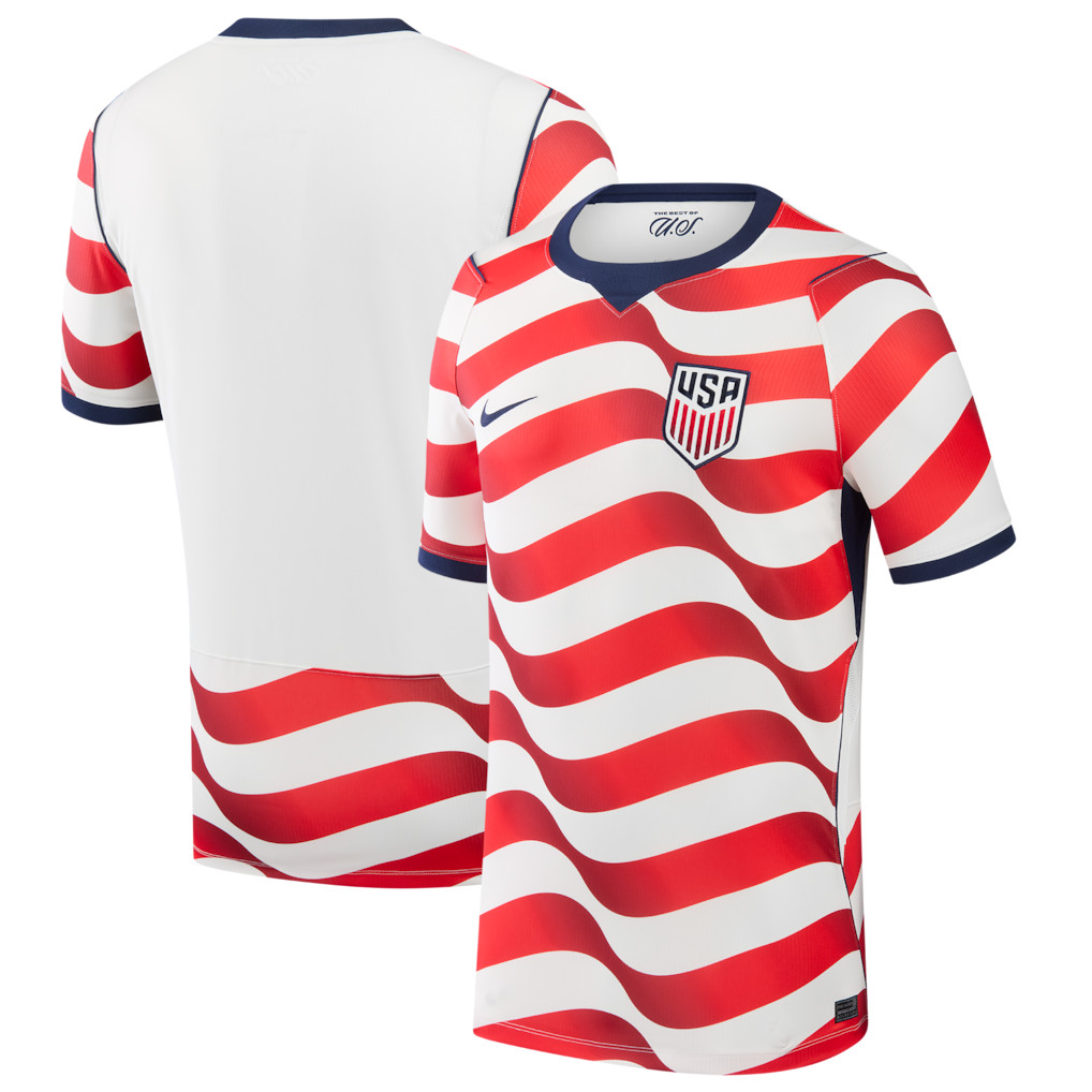 The home jersey for the US men’s national team at the 2026 World Cup – White