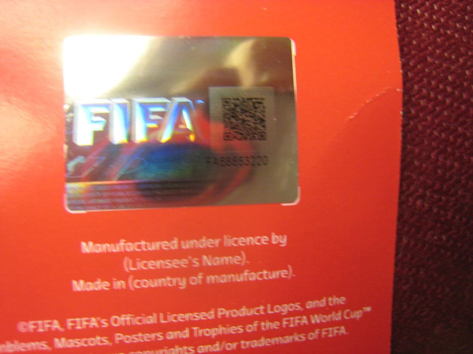 NWT Official FIFA License QATAR 2022 World Cup Matchup Scarf New seal