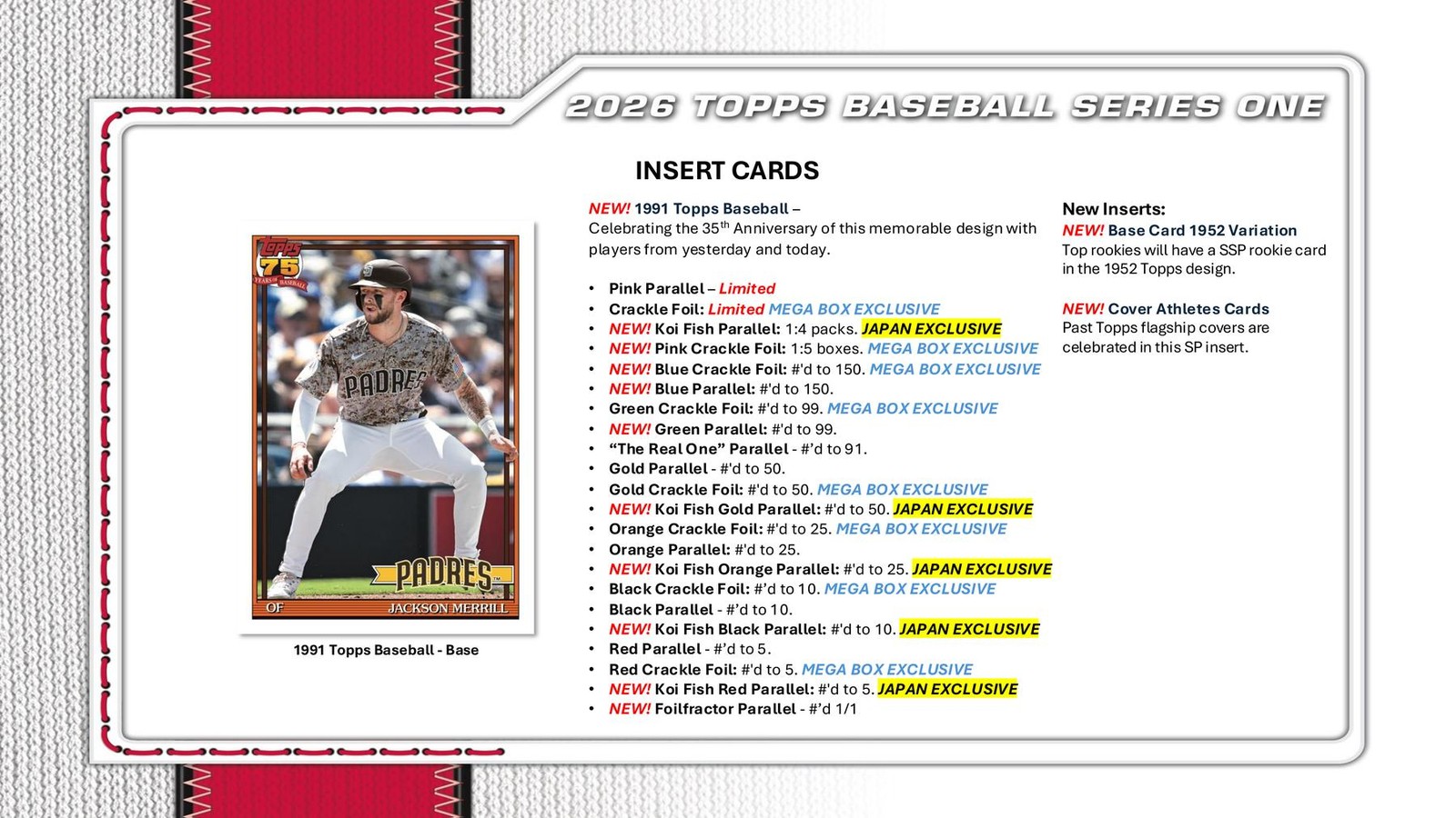 2026 TOPPS SERIES 1 BASEBALL 9-TIN BOX
