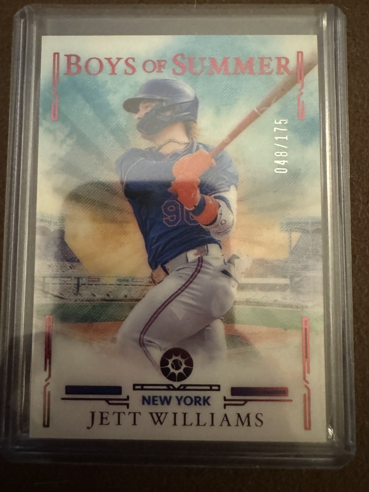 2025 Panini Boys of Summer – Jett Williams #76 -Red /175