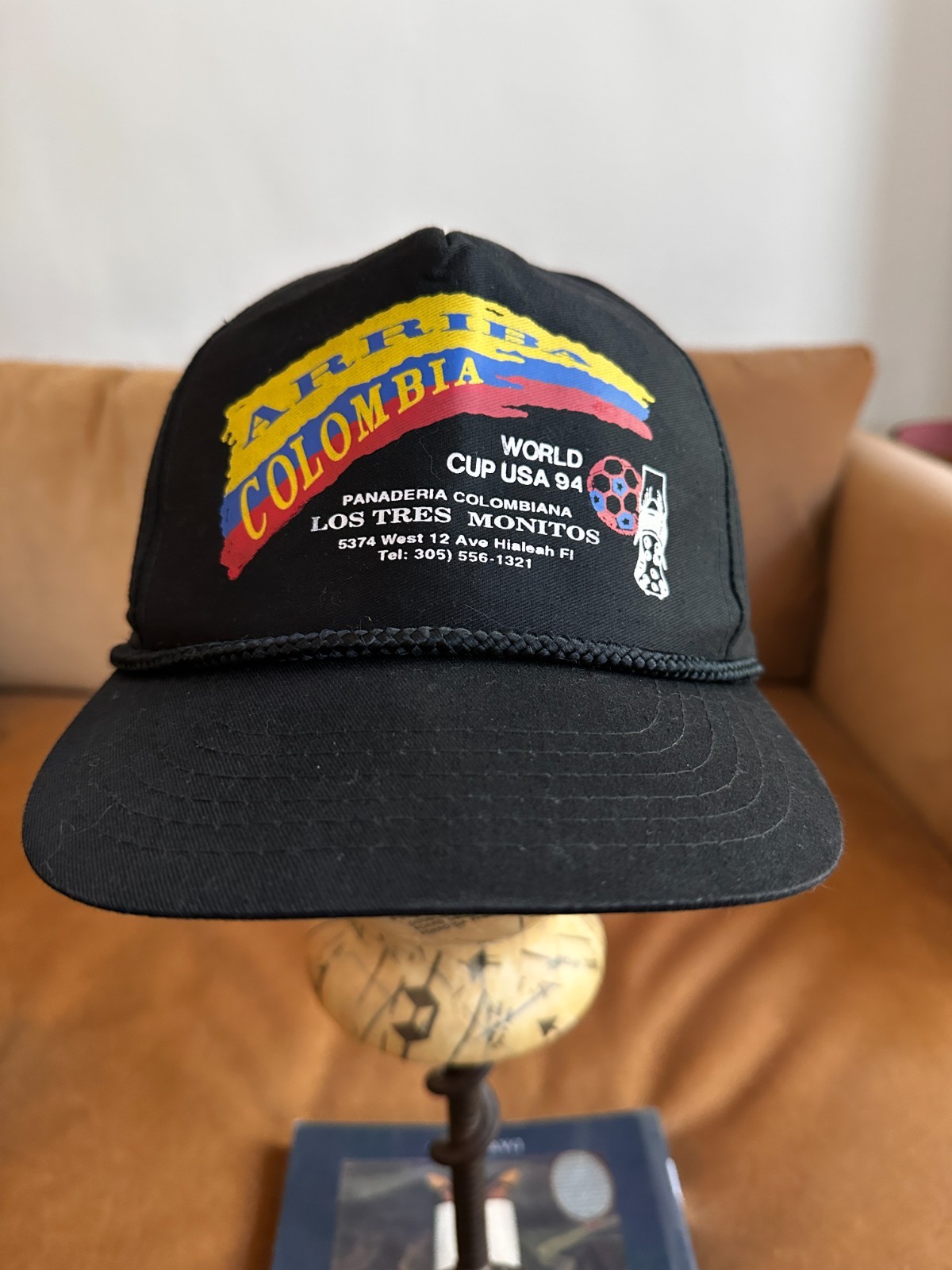 Vintage 1994 Colombia World Cup USA Snapback Hat Adults Soccer Cap FIFA MIAMI