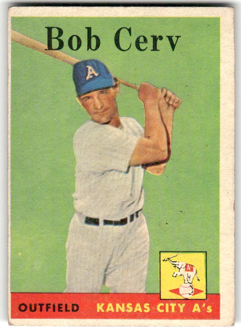 1958 Topps #329 Bob Cerv Very Good