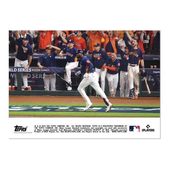 Yordan Alvarez – 2022 MLB TOPPS NOW® Card 1158 – PR: 2909 WS