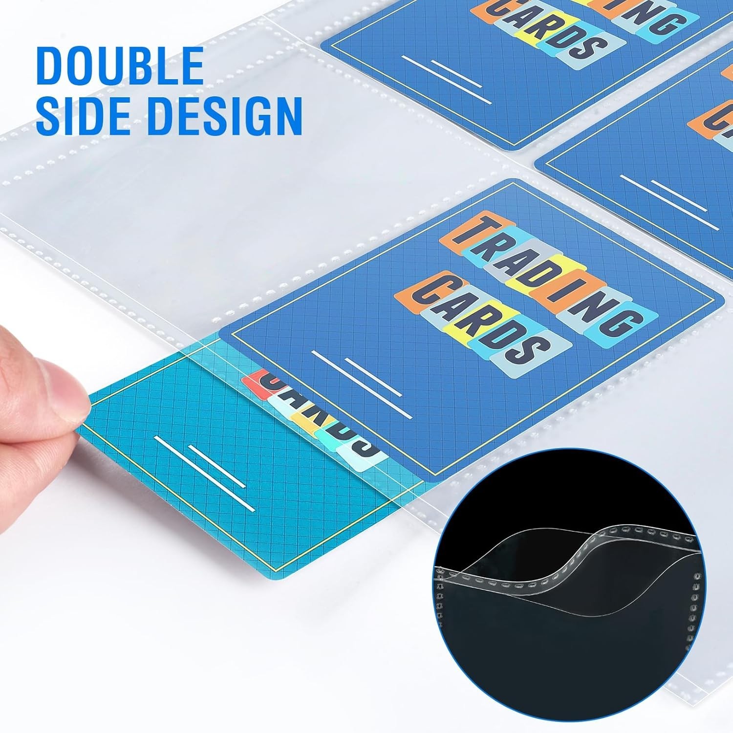 Acid-Free Card Storage Pages: 36 Double-Sided Protectors for Binders