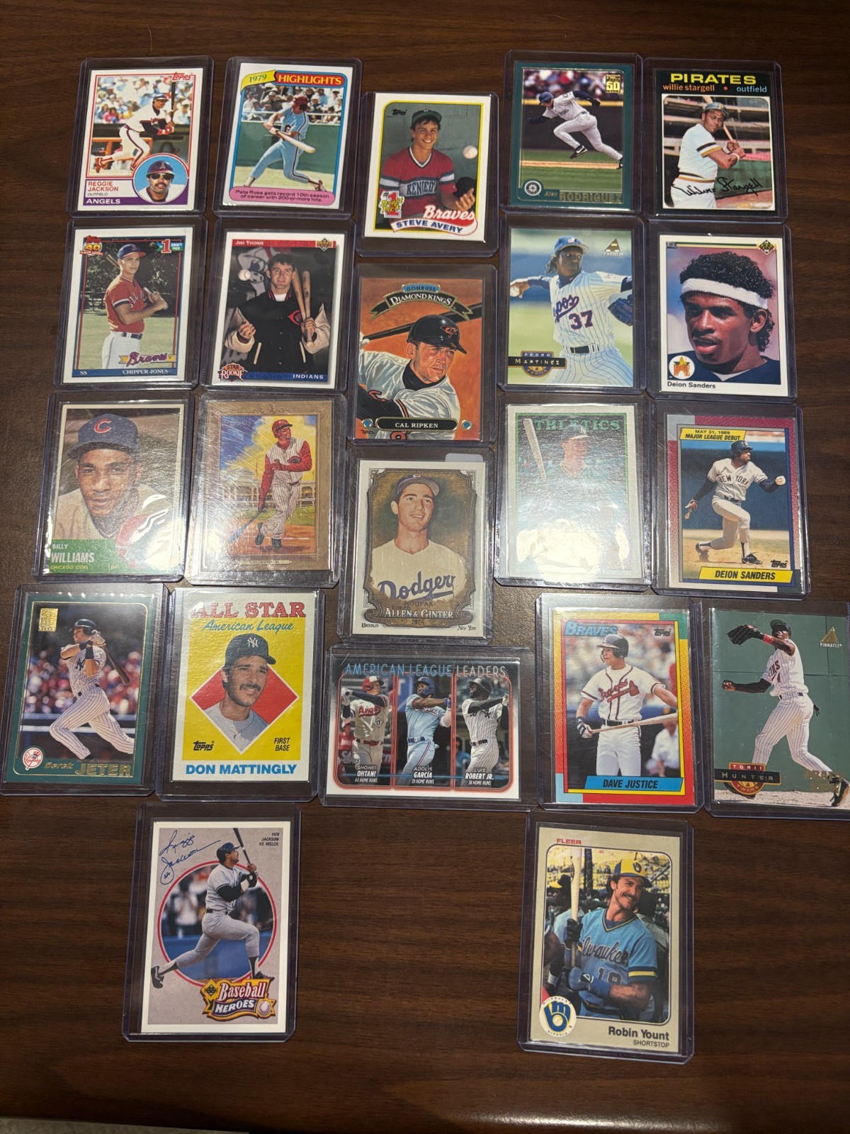 Baseball Card Lot, 22 cards, Multiple Cards Near Mint/Mint Condition