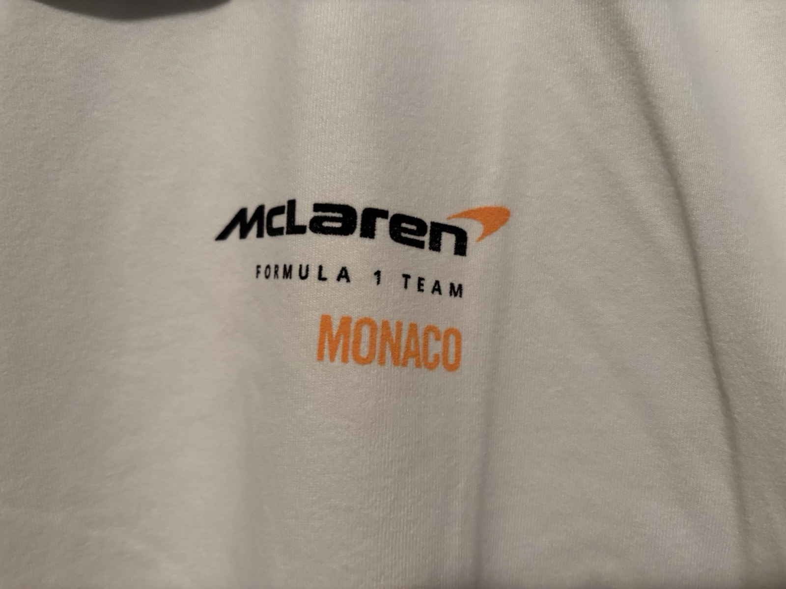 McLaren Formula 1 Team Monaco Men’s XX-Large T-Shirt NEW WITH TAGS