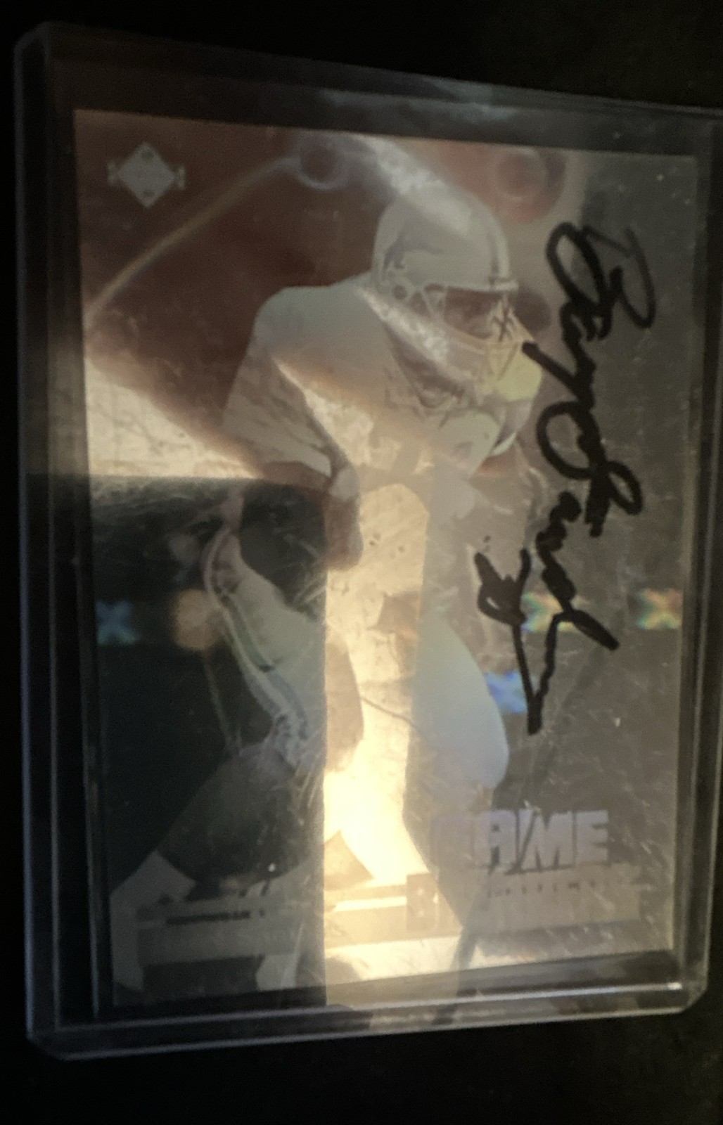 ‘91 U.D. Game Breaker Barry Sanders #GB1 Money Back Guarantee Auto Authenticates