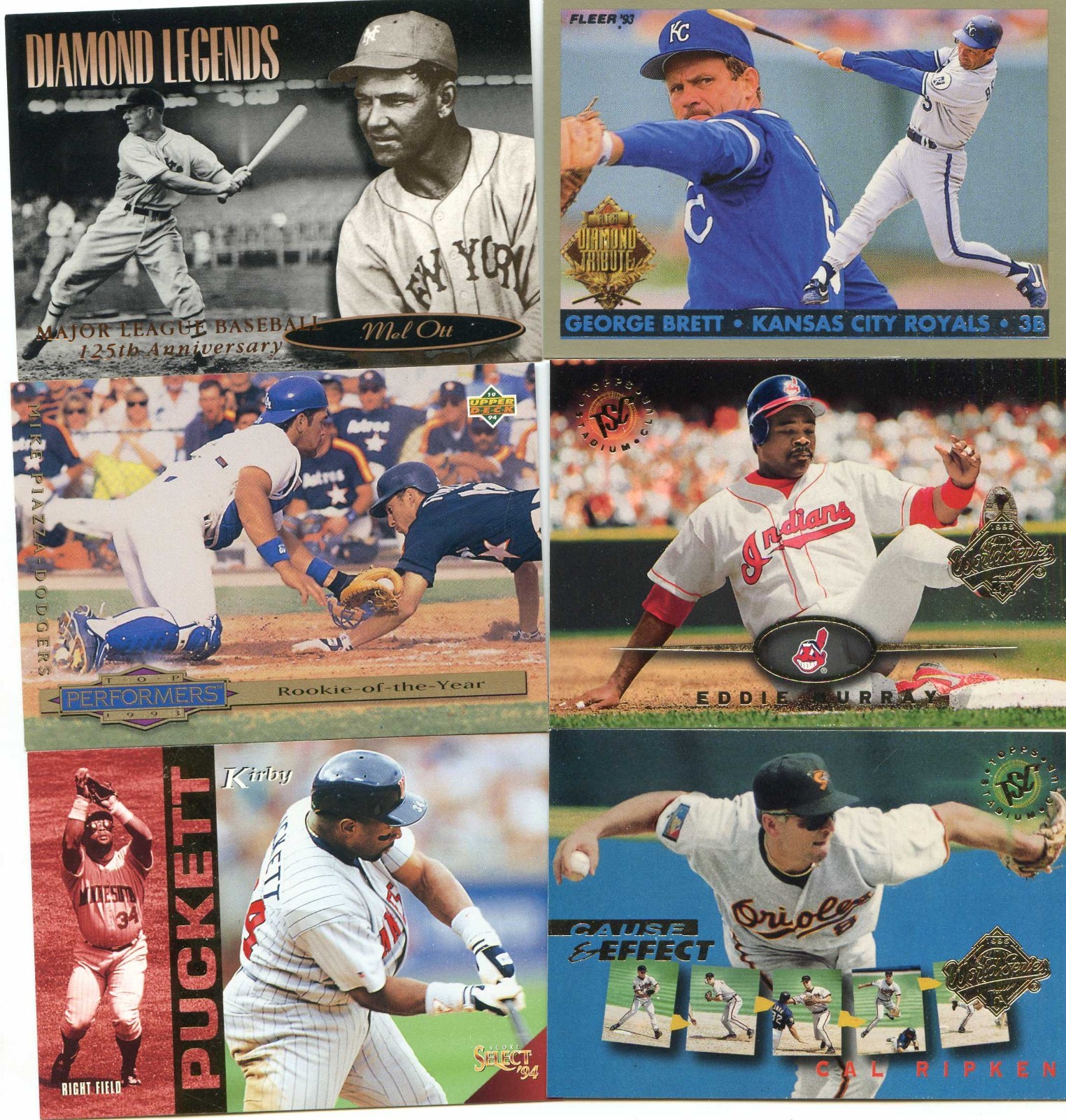 Baseball HALL OF FAME – Lot of 35+ All Different Cards of Cooperstown MLB HOFers