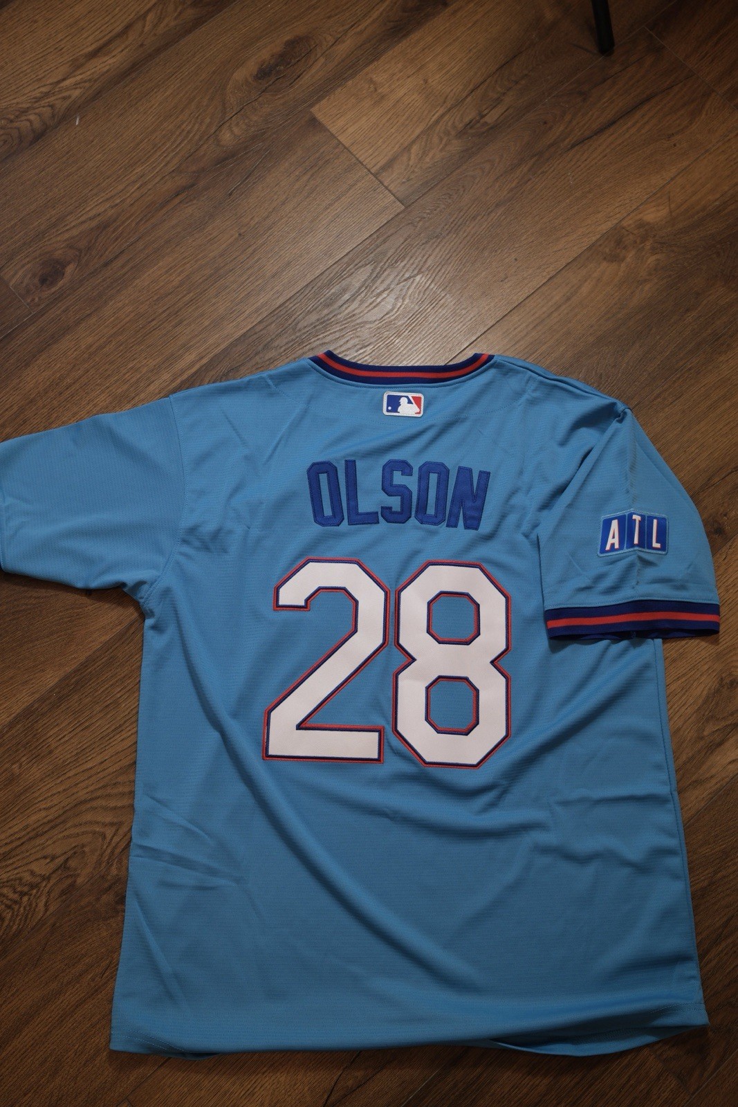 NEW Ronald Acuna Jr. / Matt Olson Jersey Atlanta Braves! SAME DAY SHIPPING!